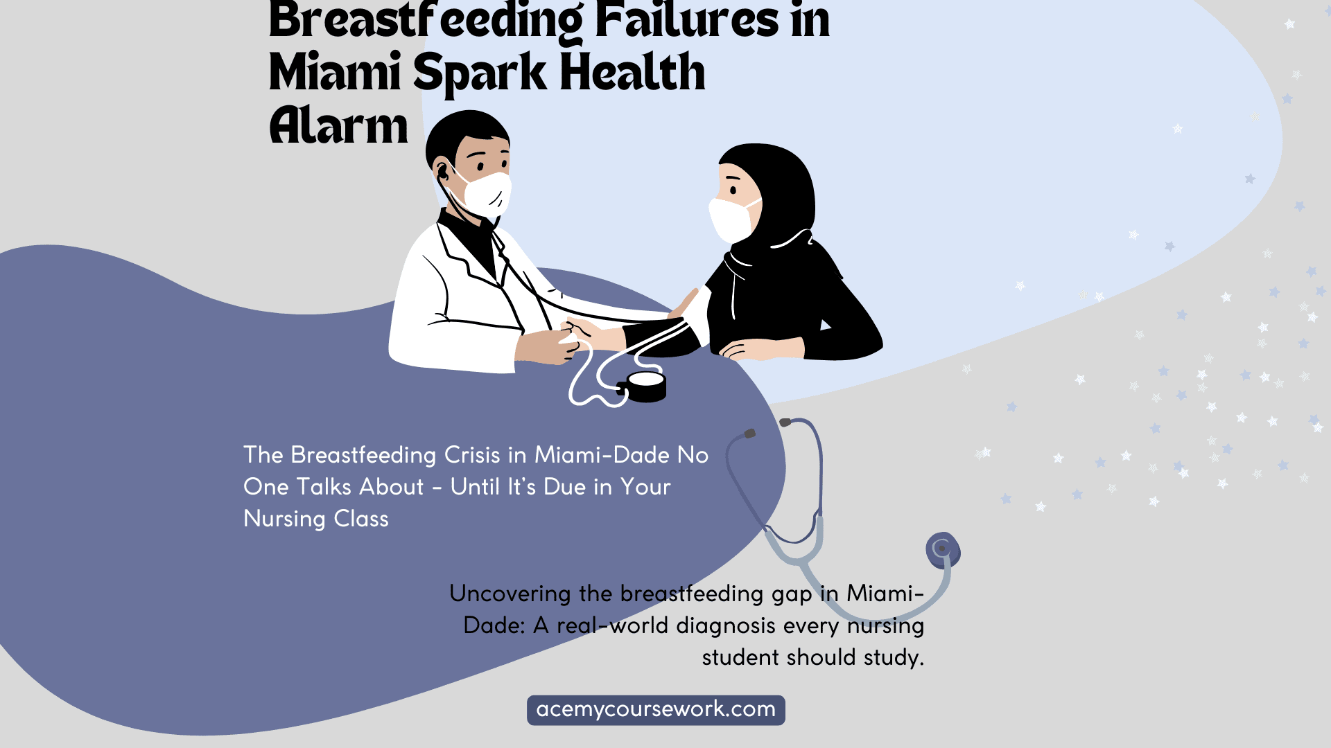 "Community nurse educating Miami mother on breastfeeding support"